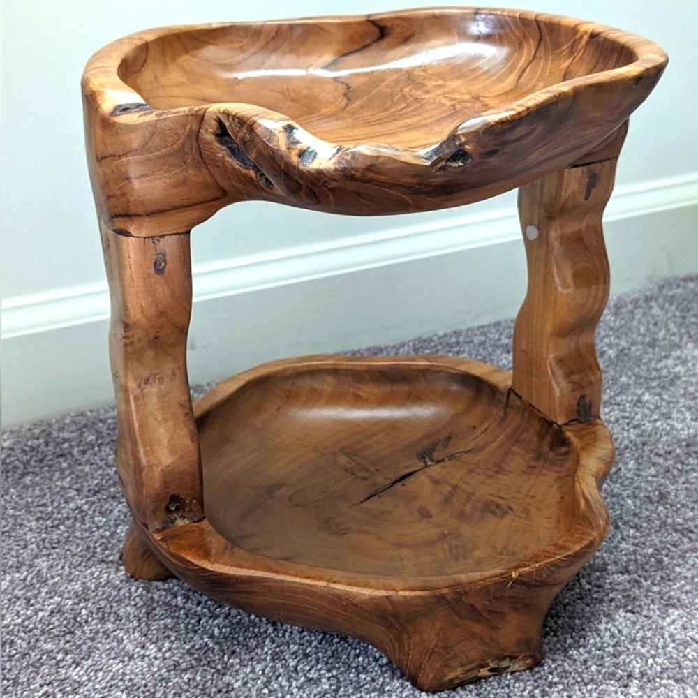 Gorgeous real wood Loon Peak Aritza Wood Bowl